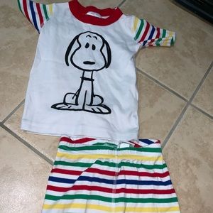 Hanna andersson pjs short set size 90 (3)